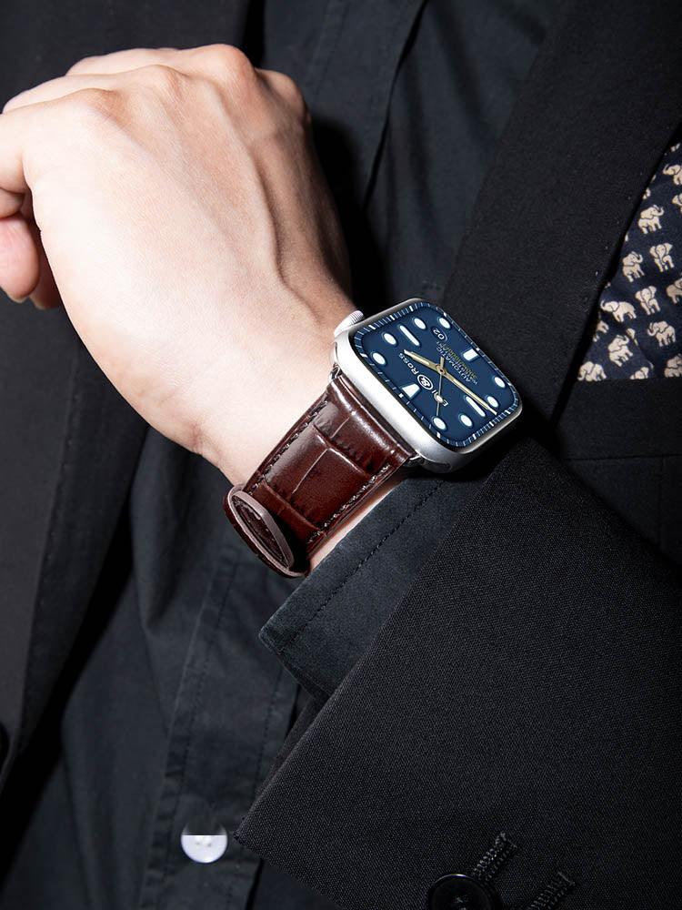 MILAN, leather bands for Apple Watch all series - ROMISS