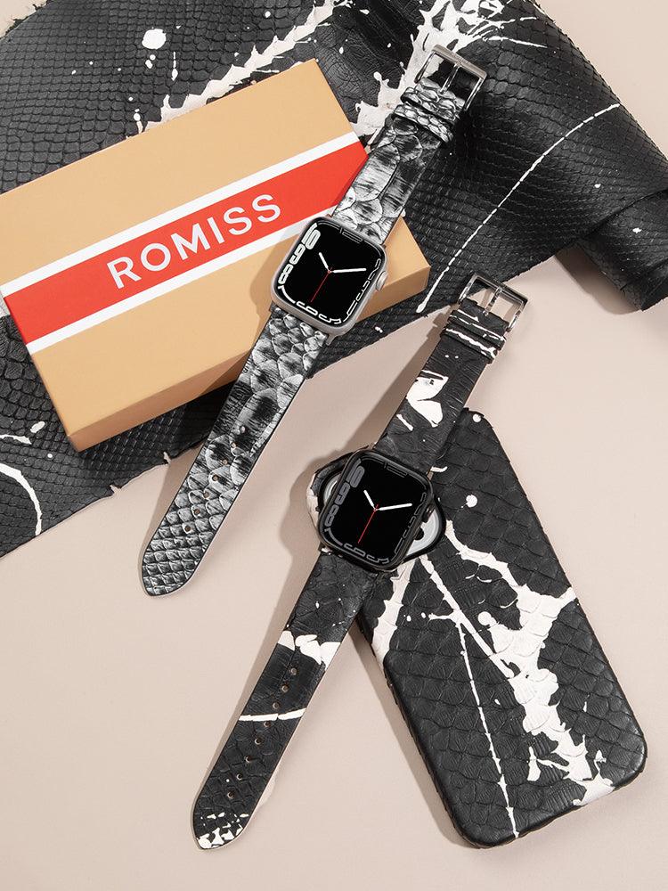 SEOUL,  leather bands for Apple Watch all series - ROMISS