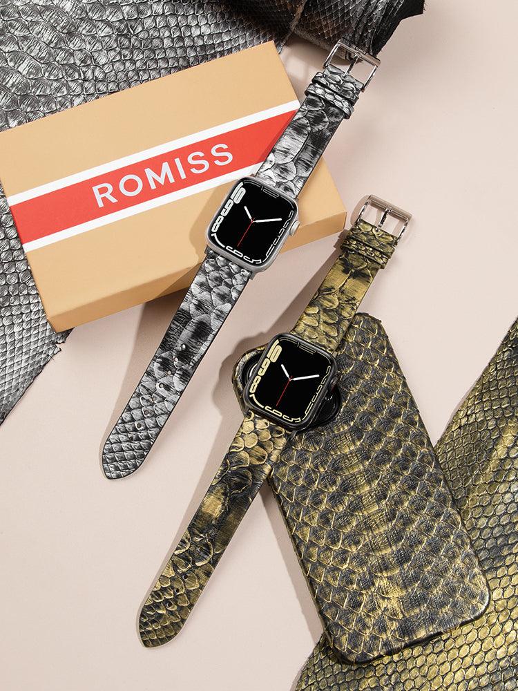 SEOUL,  leather bands for Apple Watch all series - ROMISS