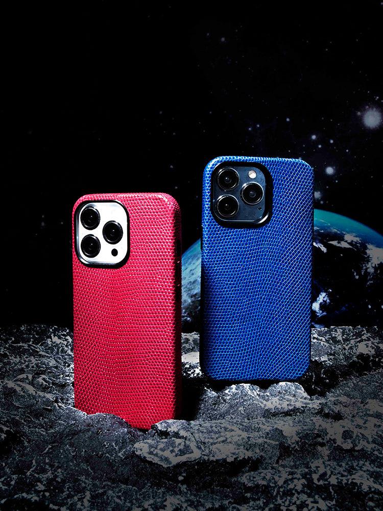 BORDEAUX, Lizard cases for iPhone 12/13 - ROMISS