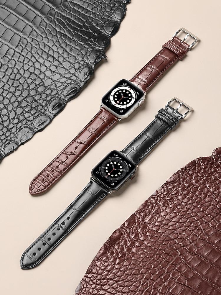 PARIS, Alligator bands for Apple Watch all series – ROMISS