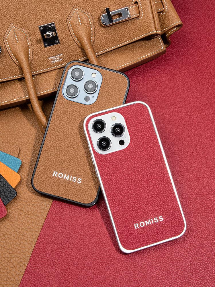 BERLIN, leather back screen protectors for iPhone12/13 - ROMISS