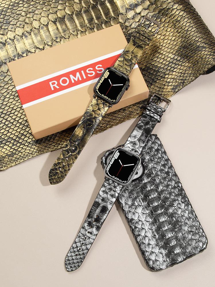 SEOUL,  leather bands for Apple Watch all series - ROMISS