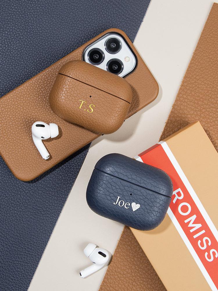 BERLIN, leather cases personalization for AirPods - ROMISS