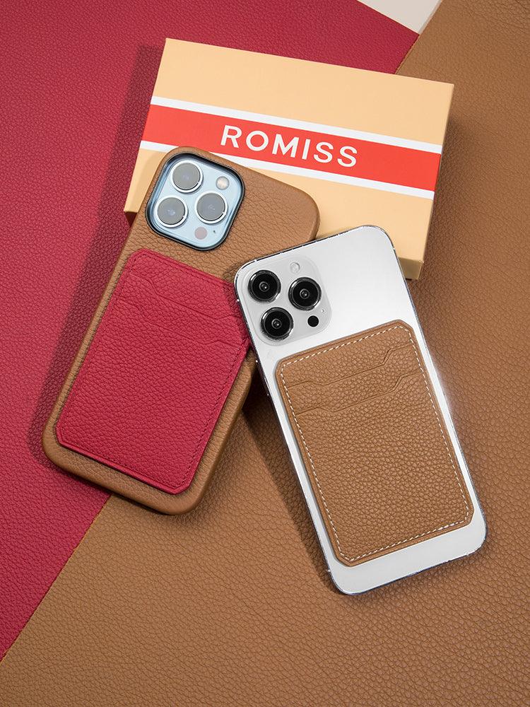 BERLIN, MagSafe leather Wallet for iPhone 12/13 - ROMISS