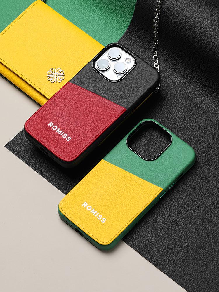 FLORENCE PLUS, leather wallet cases for iPhone 12/13 - ROMISS