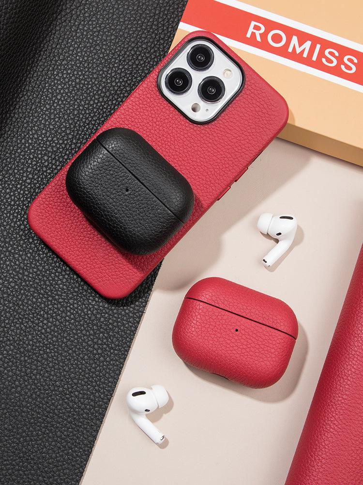 BERLIN, leather cases for AirPods - ROMISS