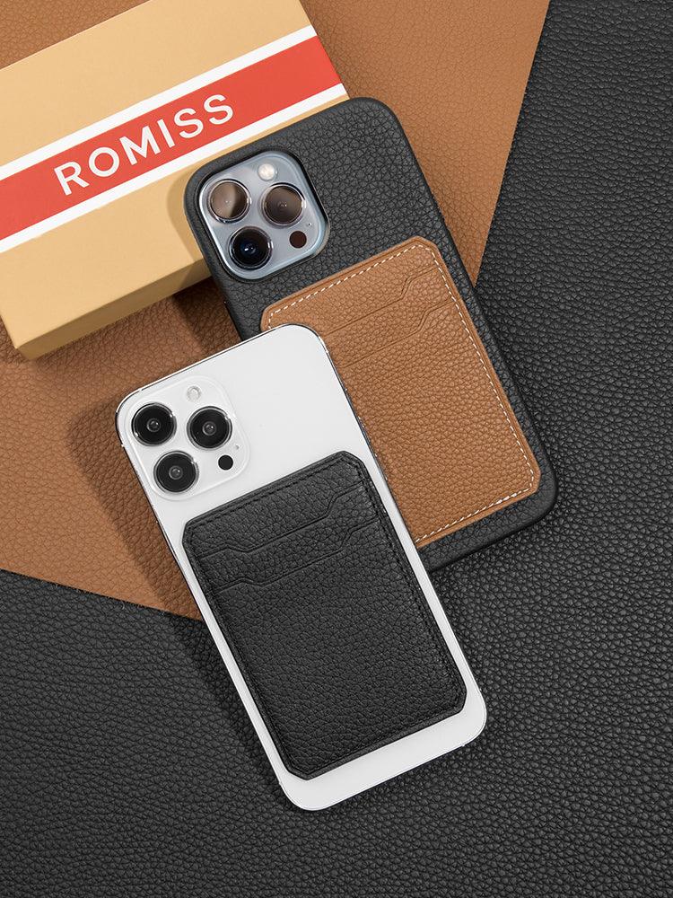 BERLIN, MagSafe leather Wallet for iPhone 12/13 - ROMISS