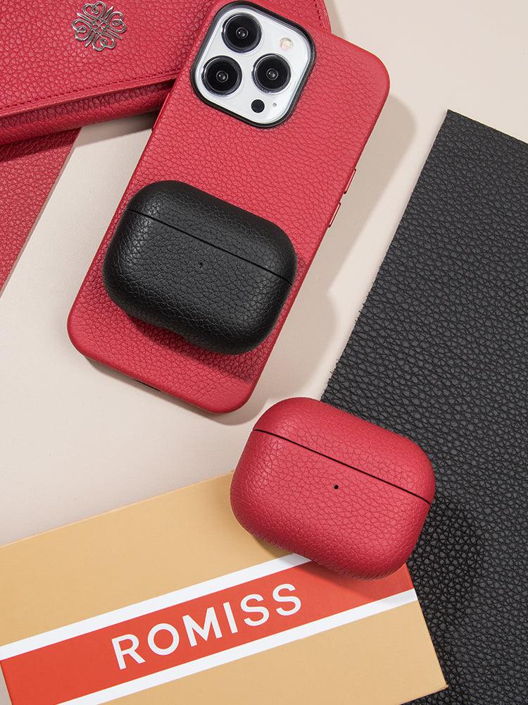 BERLIN, leather cases for AirPods - ROMISS