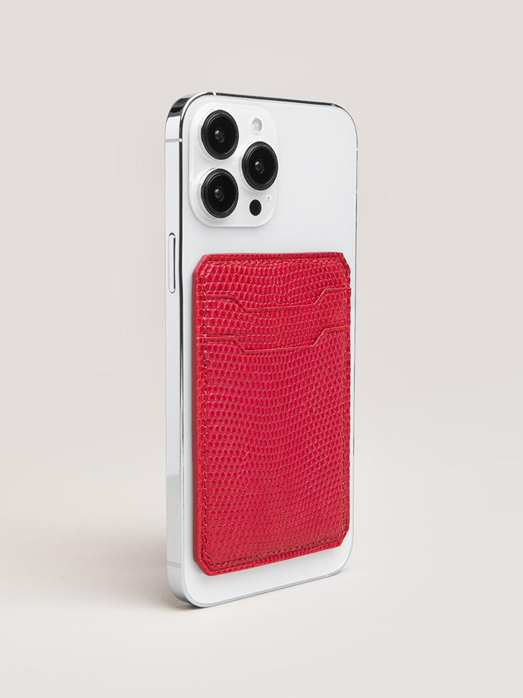 Bordeaux, MagSafe leather Wallet Snap On iPhone 12/13 - ROMISS