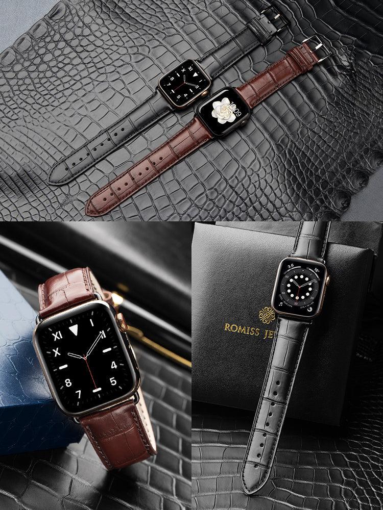 PARIS, leather bands for applewatch all series - ROMISS