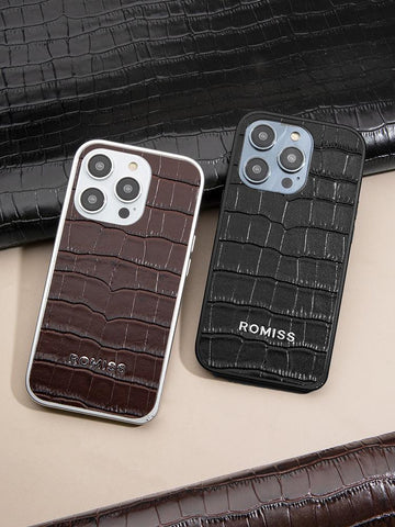 MILAN, leather back screen protectors for iPhone 12/13/14 - ROMISS