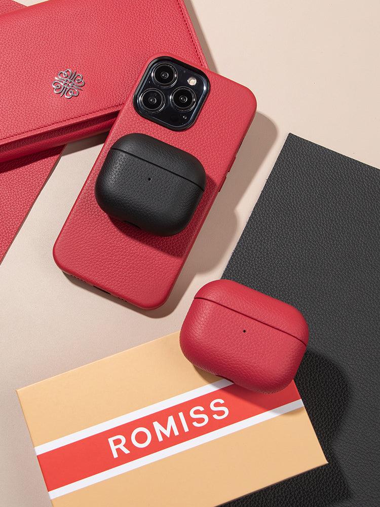 FLORENCE, leather cases for AirPods - ROMISS