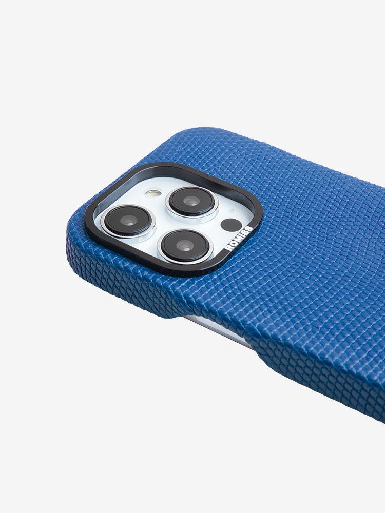 BORDEAUX, Lizard leather cases for iPhone 14 - ROMISS