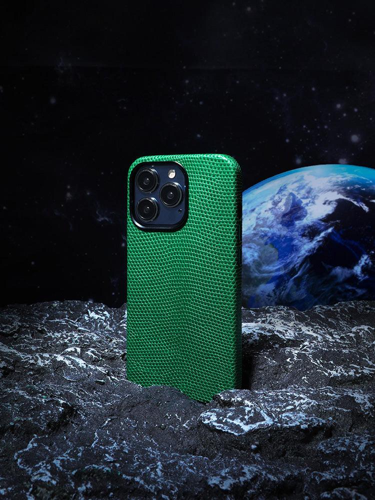 BORDEAUX, Lizard cases for iPhone 12/13 - ROMISS