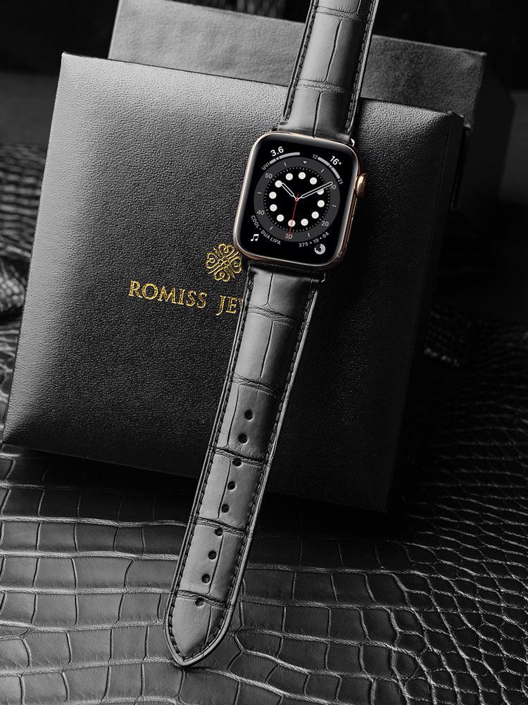PARIS, leather bands for Apple Watch all series - ROMISS