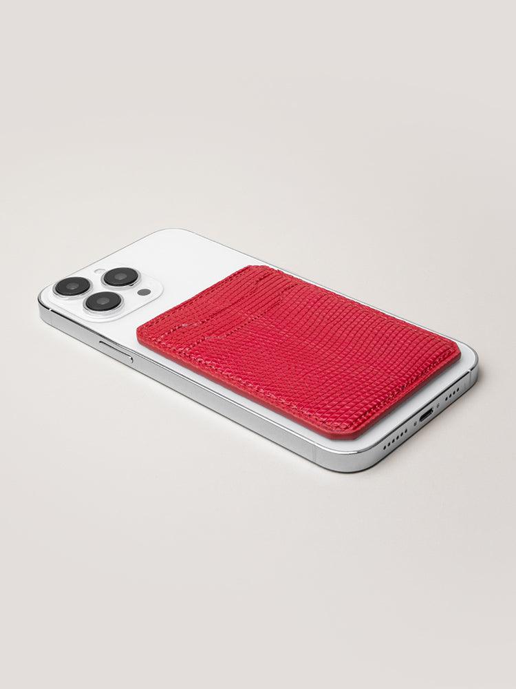 Bordeaux, MagSafe leather Wallet Snap On iPhone 12/13 - ROMISS