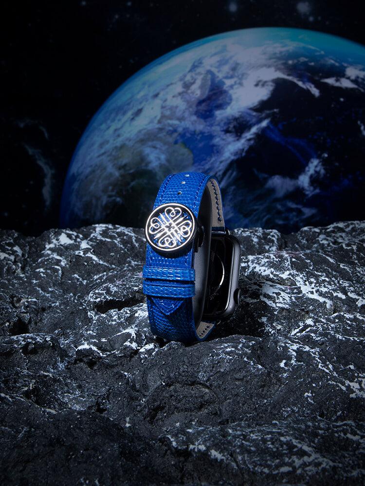 BORDEAUX, Lizard bands for Apple Watch all series - ROMISS