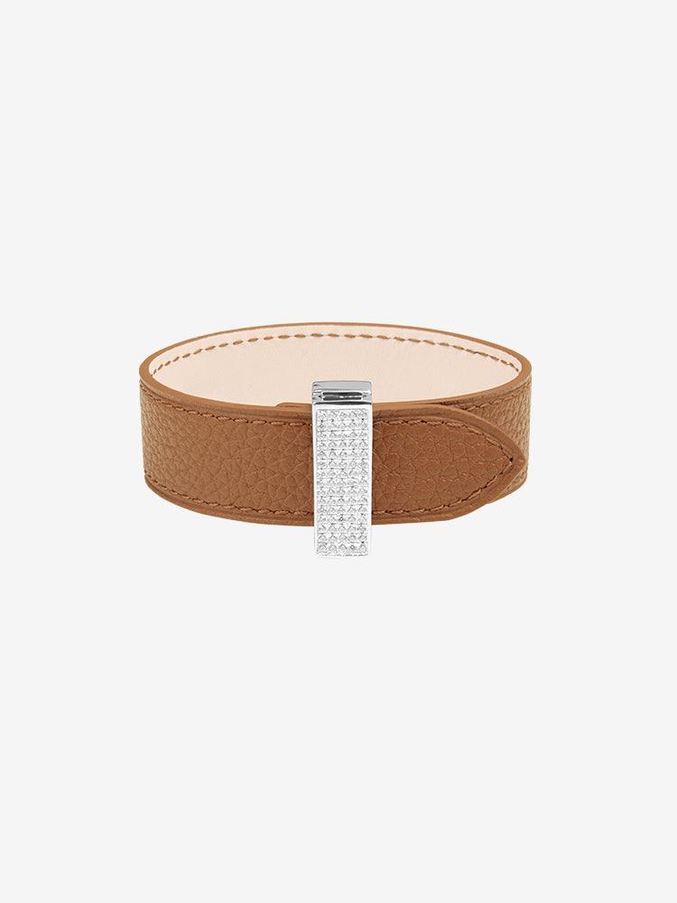 Berlin, Leather bracelet (Without buckle) - ROMISS