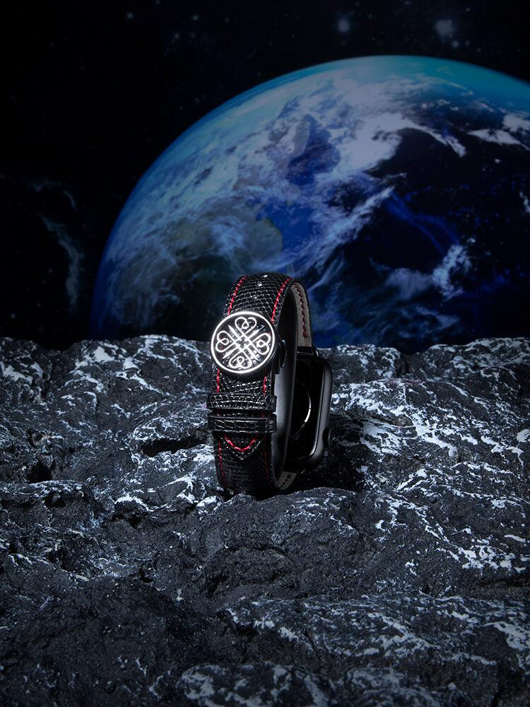 BORDEAUX, Lizard bands for Apple Watch all series - ROMISS